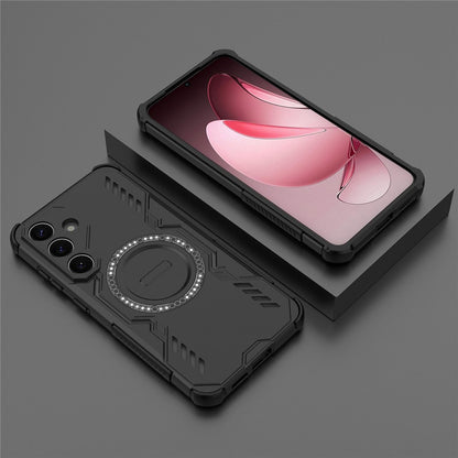 Coque MagSafe pour Samsung Galaxy S25 S931, Techsuit, ArmorMag, Noire