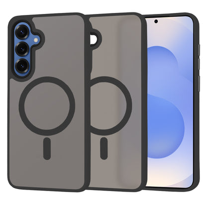 Étui MagSafe pour Samsung Galaxy S25 S931, Techsuit, HaloFrost, Noir