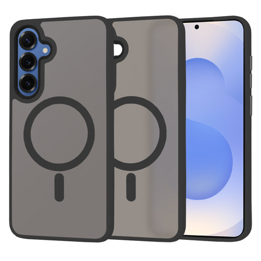 Étui MagSafe pour Samsung Galaxy S25 S931, Techsuit, HaloFrost, Noir