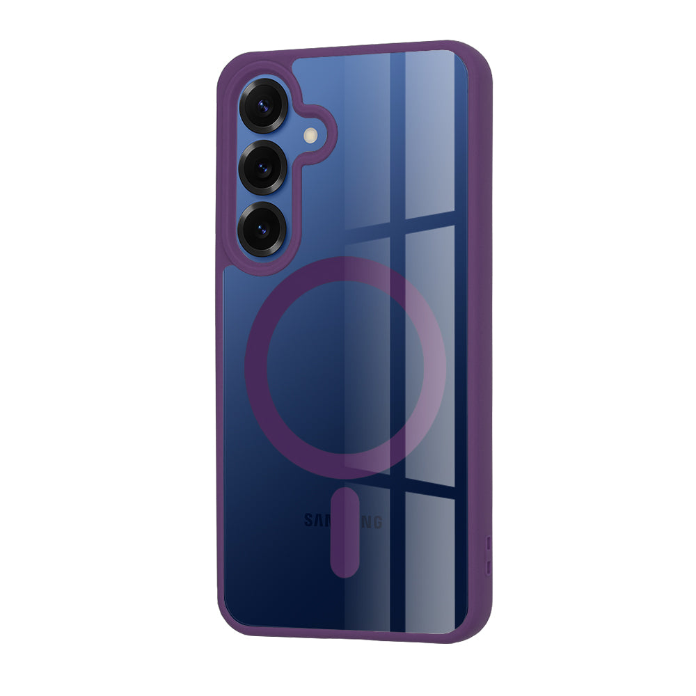Coque MagSafe pour Samsung Galaxy S25 S931, Techsuit, Pro, Violet