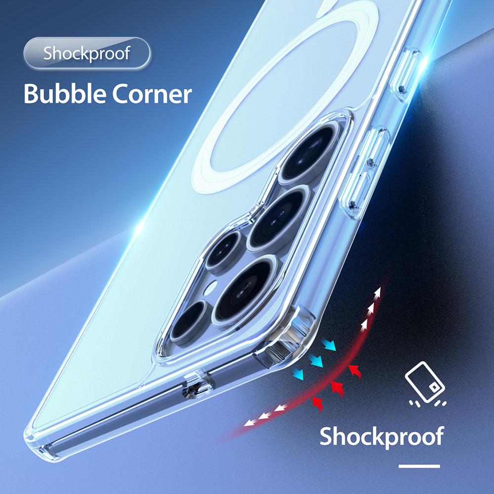 Coque MagSafe pour Samsung Galaxy S25 Ultra S938, DUX DUCIS, Clin, Transparente