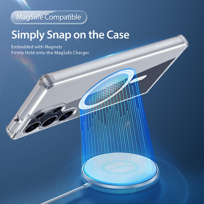 Coque MagSafe pour Samsung Galaxy S25 Ultra S938, DUX DUCIS, Clin, Transparente