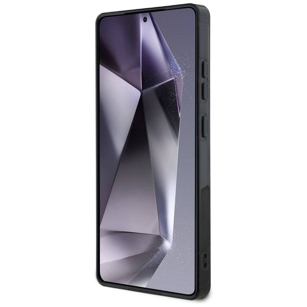 Étui MagSafe pour Samsung Galaxy S25 Ultra S938, Guess, IML Peony On 4G Background, Noir