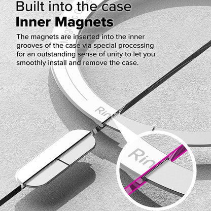 Coque MagSafe pour Samsung Galaxy S25 Ultra S938, Ringke, Fusion, Transparente Mate