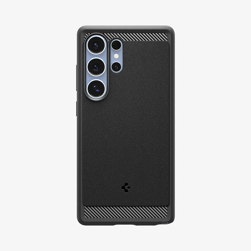 Coque MagSafe pour Samsung Galaxy S25 Ultra S938, Spigen, Rugged Armor, Noir Mat ACS08951