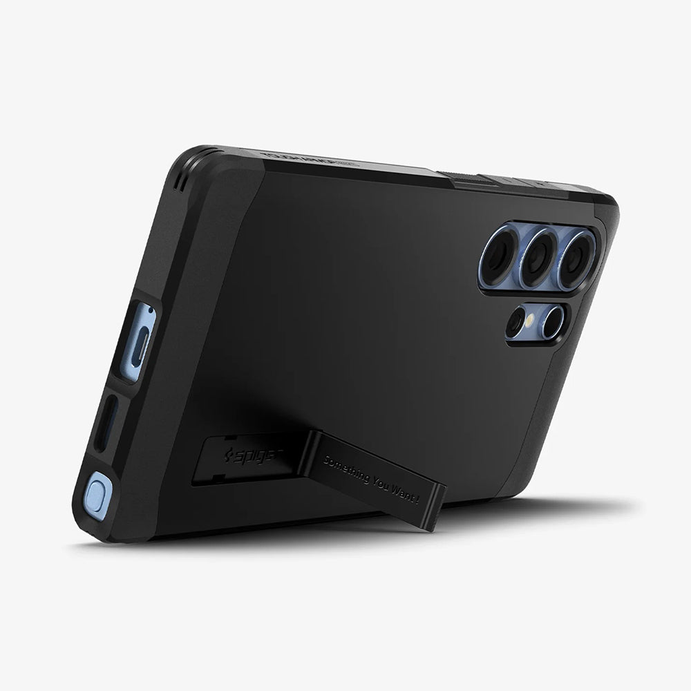 Coque MagSafe pour Samsung Galaxy S25 Ultra S938, Spigen, Tough Armor, Noire