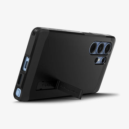 Coque MagSafe pour Samsung Galaxy S25 Ultra S938, Spigen, Tough Armor, Noire