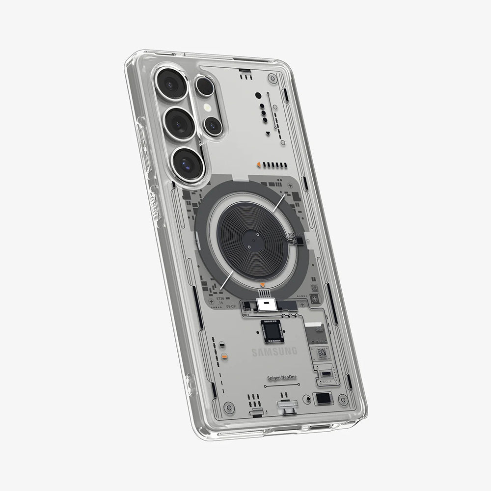 MagSafe Case for Samsung Galaxy S25 Ultra S938, Spigen, Ultra Hybrid Neo One, Transparent