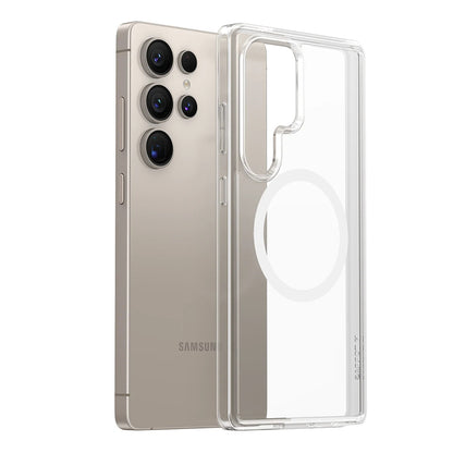 MagSafe Case for Samsung Galaxy S25 Ultra S938, Torras, Guardian, Transparent