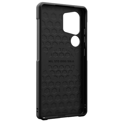 Coque MagSafe pour Samsung Galaxy S25 Ultra S938, Urban Armor Gear, Metropolis LT Topography, Noire