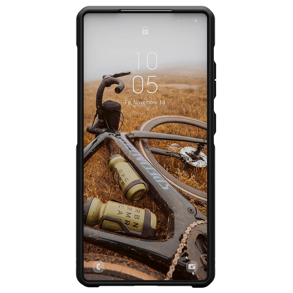 Coque MagSafe pour Samsung Galaxy S25 Ultra S938, Urban Armor Gear, Metropolis LT Topography, Noire