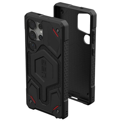 Coque MagSafe pour Samsung Galaxy S25 Ultra S938, Urban Armor Gear, Monarch Pro Kevlar, Noire