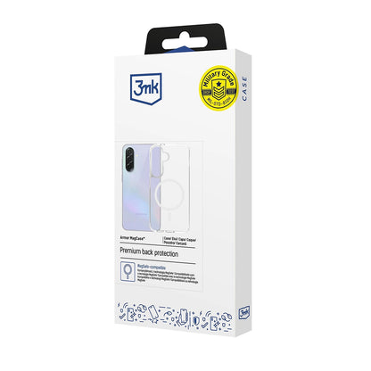 Étui MagSafe pour Samsung Galaxy S26, 3MK, Armor MagCase, Transparent