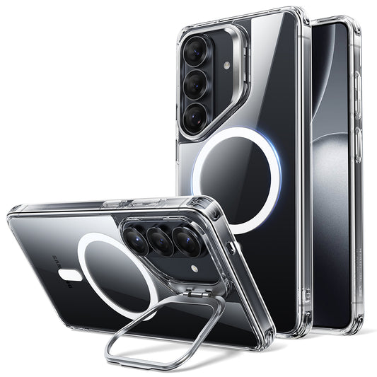 Coque MagSafe pour Samsung Galaxy S26, ESR, Classic Hybrid Kickstand, Transparente
