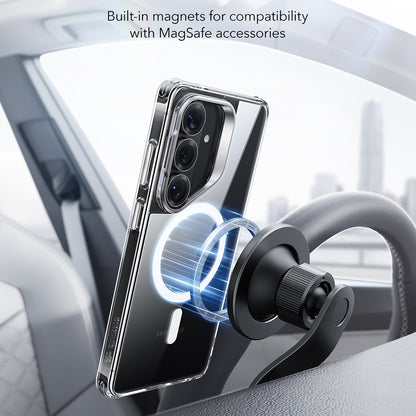 MagSafe Case for Samsung Galaxy S26, ESR, Classic Hybrid Kickstand, Transparent