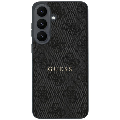 Coque MagSafe pour Samsung Galaxy S26 FE S741, Guess, 4G Embossed Ring Classic Logo, noire