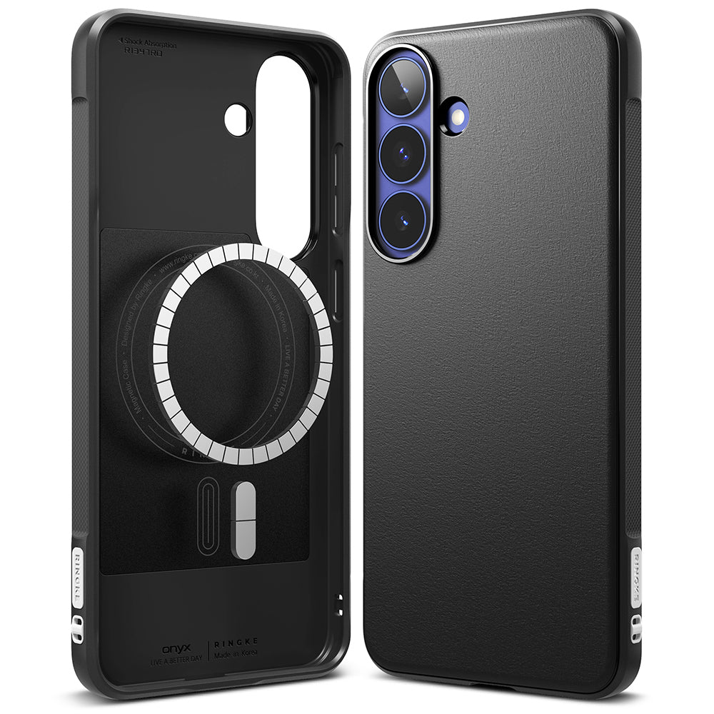 MagSafe Case for Samsung Galaxy S26 FE S741, Ringke, Onyx, Black