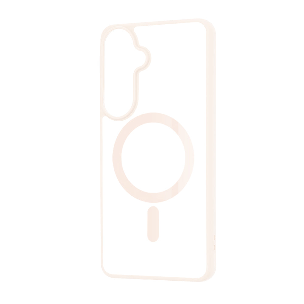 Coque MagSafe pour Samsung Galaxy S26 FE S741, Techsuit, Pro, rose