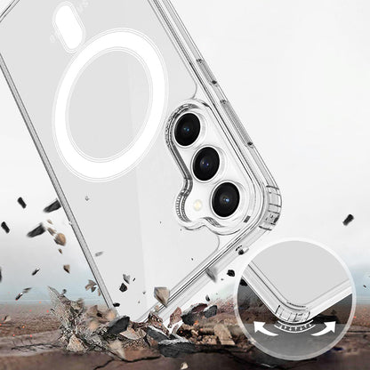 Coque MagSafe pour Samsung Galaxy S26 FE S741, Techsuit, Pro, transparente