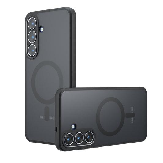 Coque MagSafe pour Samsung Galaxy S26 FE, Techsuit, PureFrost, Noir Satiné