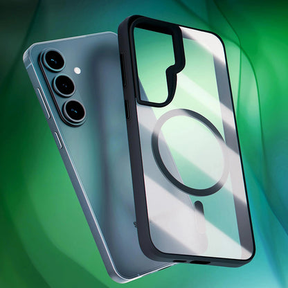 Coque MagSafe pour Samsung Galaxy S26 Plus, 3MK, Satin Armor, Transparente