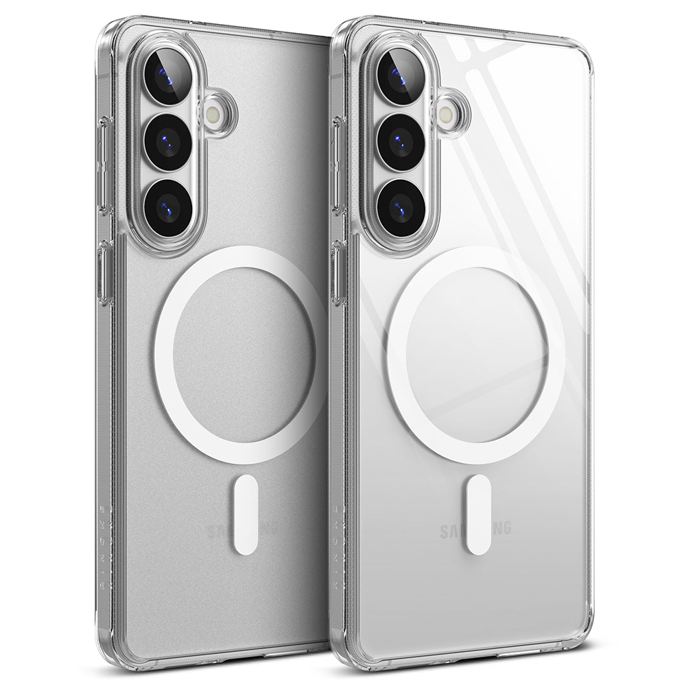 Coque MagSafe pour Samsung Galaxy S26 Plus, Ringke, Fusion, Transparent Mat