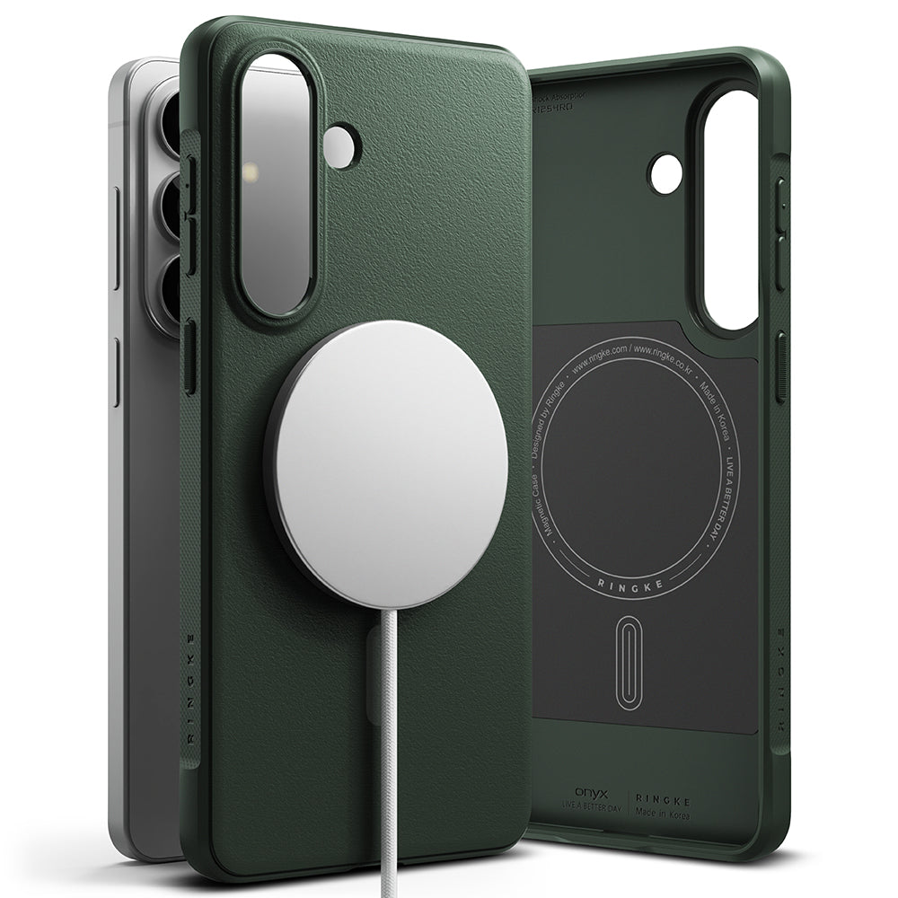 Étui MagSafe pour Samsung Galaxy S26 Plus S947, Ringke, Onyx, Vert Foncé