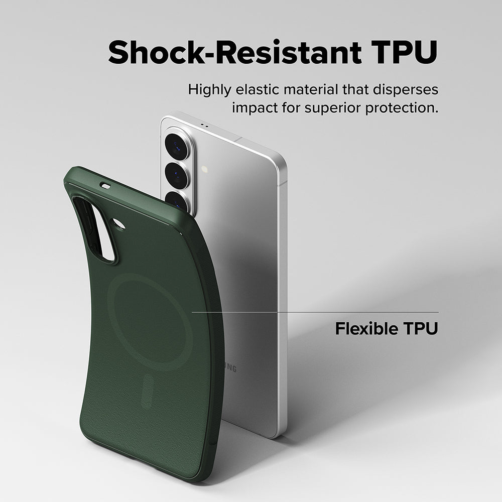 Étui MagSafe pour Samsung Galaxy S26 Plus S947, Ringke, Onyx, Vert Foncé