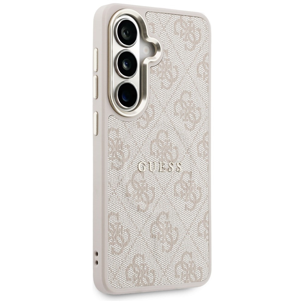 MagSafe Case for Samsung Galaxy S26 Plus S947, Guess, 4G Embossed Ring, Pink