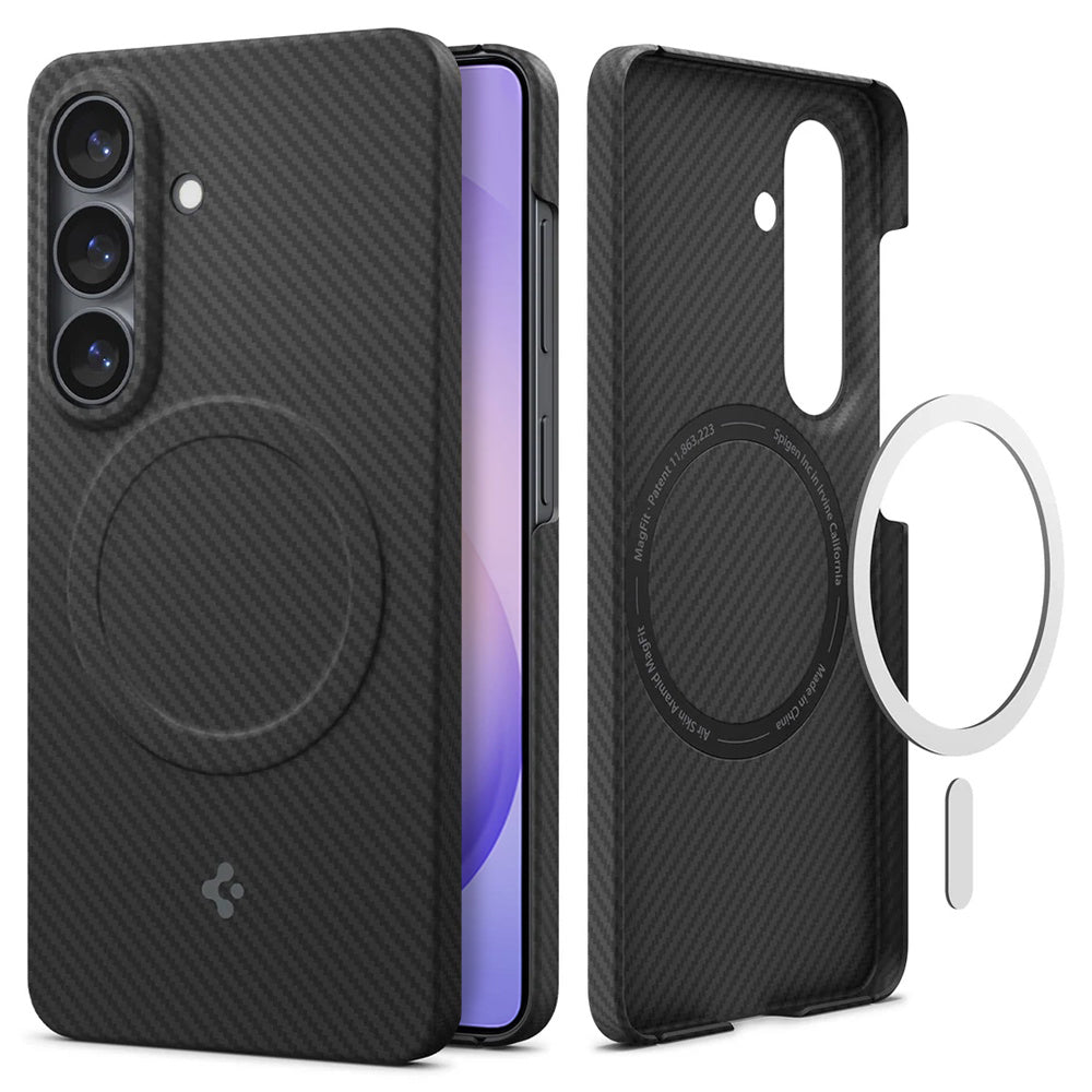Coque MagSafe pour Samsung Galaxy S26 Plus S947, Spigen, Air Skin, Noire