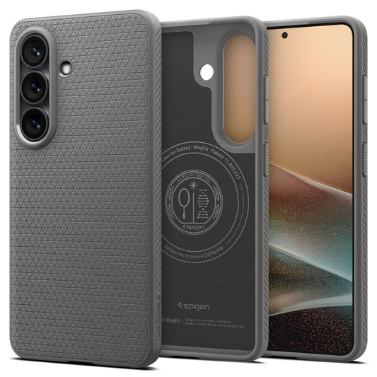 Étui MagSafe pour Samsung Galaxy S26 Plus S947, Spigen, Liquid Air, Gris ACS10705