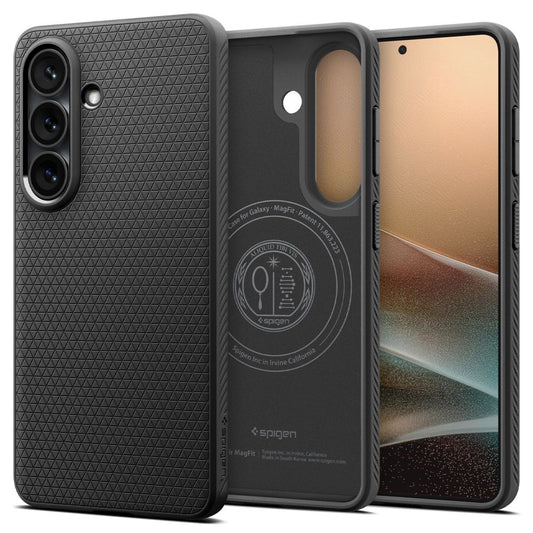 Étui MagSafe pour Samsung Galaxy S26 Plus S947, Spigen, Liquid Air, Noir Mat ACS10704