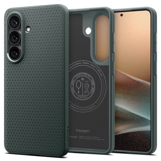 Étui MagSafe pour Samsung Galaxy S26 Plus S947, Spigen, Liquid Air, Vert ACS10706