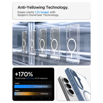 Étui MagSafe pour Samsung Galaxy S26 Plus S947, Spigen, Ultra Hybrid, Bleu ACS11213