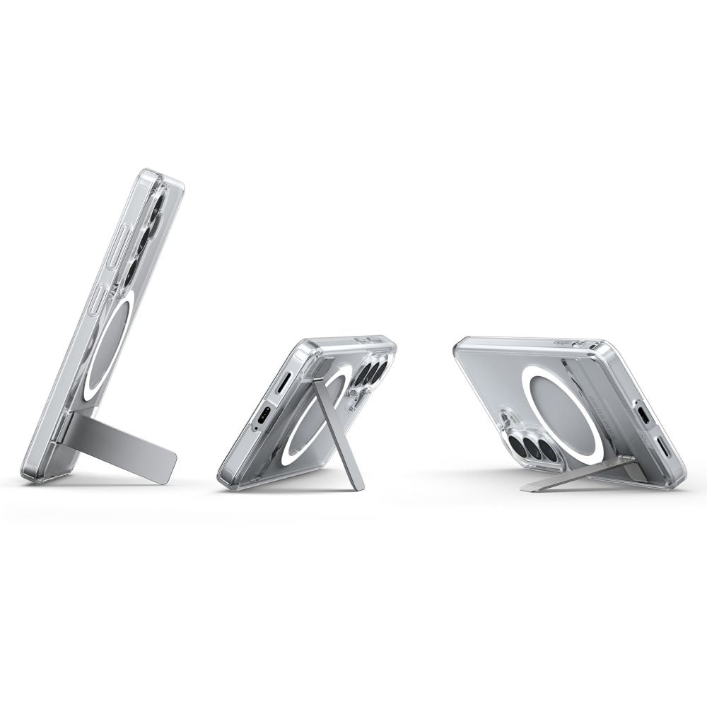 Coque MagSafe pour Samsung Galaxy S26 Plus S947, Spigen, Ultra Hybrid S, Transparente Blanche ACS11050