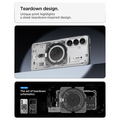 Étui MagSafe pour Samsung Galaxy S26 Plus S947, Spigen, Ultra Hybrid Neo One, Transparent ACS11212