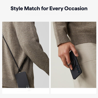 MagSafe Case for Samsung Galaxy S26 Plus S947, Techsuit, Aramid Fiber, Black