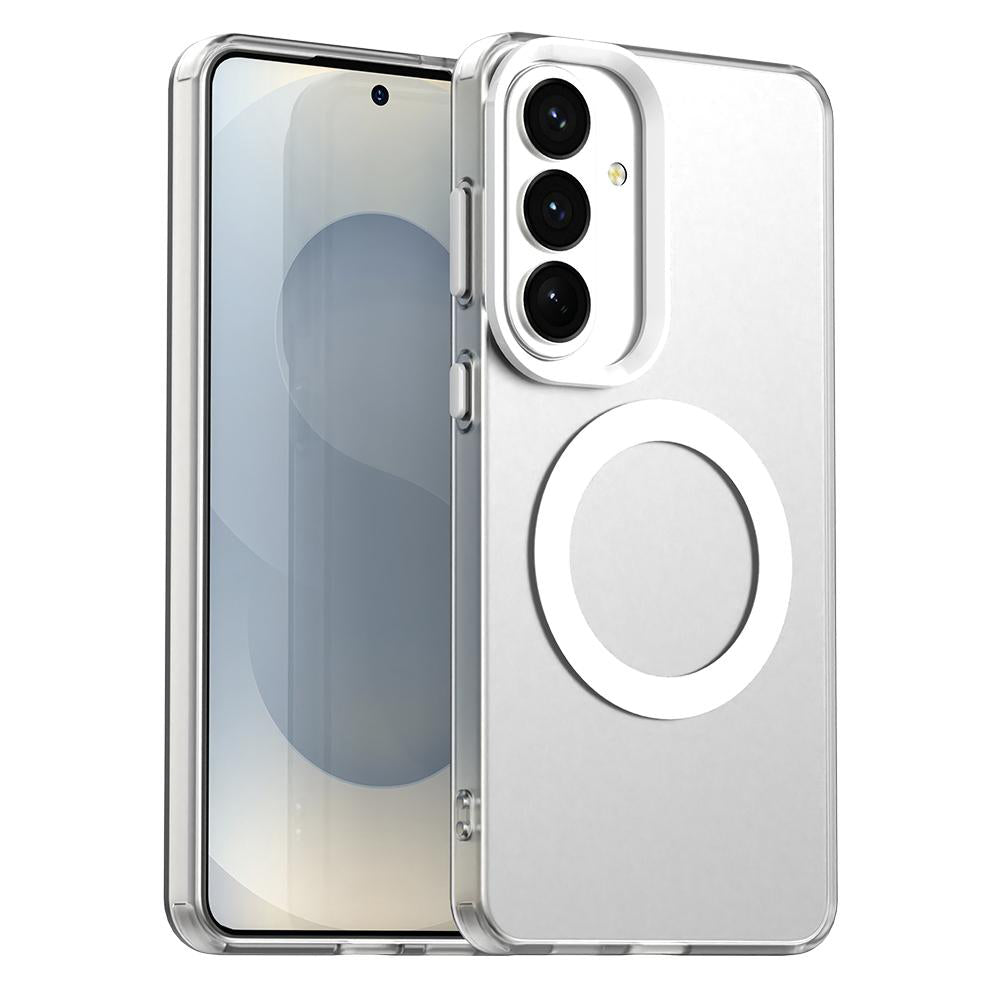 Coque MagSafe pour Samsung Galaxy S26 Plus, Techsuit, CandyCase, Blanche