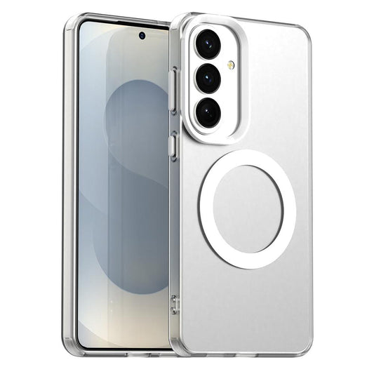 Coque MagSafe pour Samsung Galaxy S26 Plus, Techsuit, CandyCase, Blanche