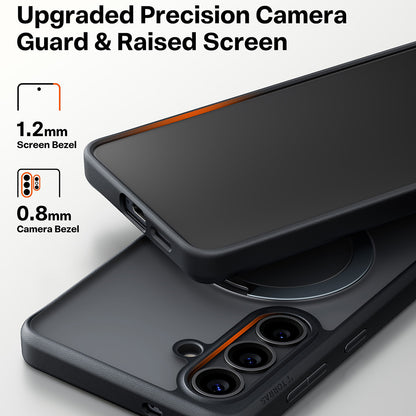 Housse MagSafe pour Samsung Galaxy S26 Plus, Torras, Ostand Spin, Noire