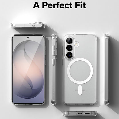 Coque MagSafe pour Samsung Galaxy S26, Ringke, Fusion, Transparent Mat