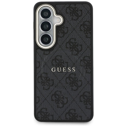 Étui MagSafe pour Samsung Galaxy S26 S942, Guess, 4G Embossed Ring, Noir