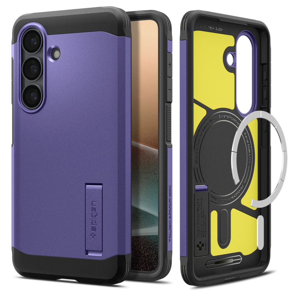 Coque MagSafe pour Samsung Galaxy S26 S942, Spigen, Tough Armor, Mauve ACS11221