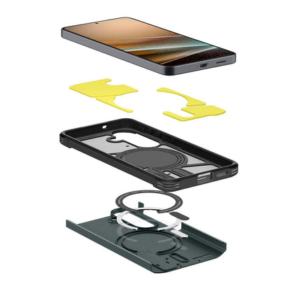 Coque MagSafe pour Samsung Galaxy S26 S942, Spigen, Tough Armor, Vert ACS10740