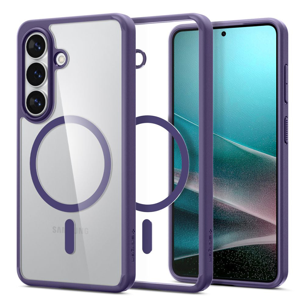 Coque MagSafe pour Samsung Galaxy S26 S942, Spigen, Ultra Hybrid, Violet Foncé ACS11220