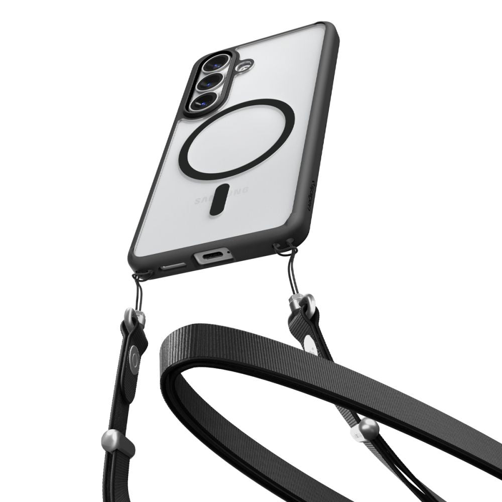 Housse MagSafe pour Samsung Galaxy S26 S942, Spigen, Ultra Hybrid, Noir Mat ACS10735