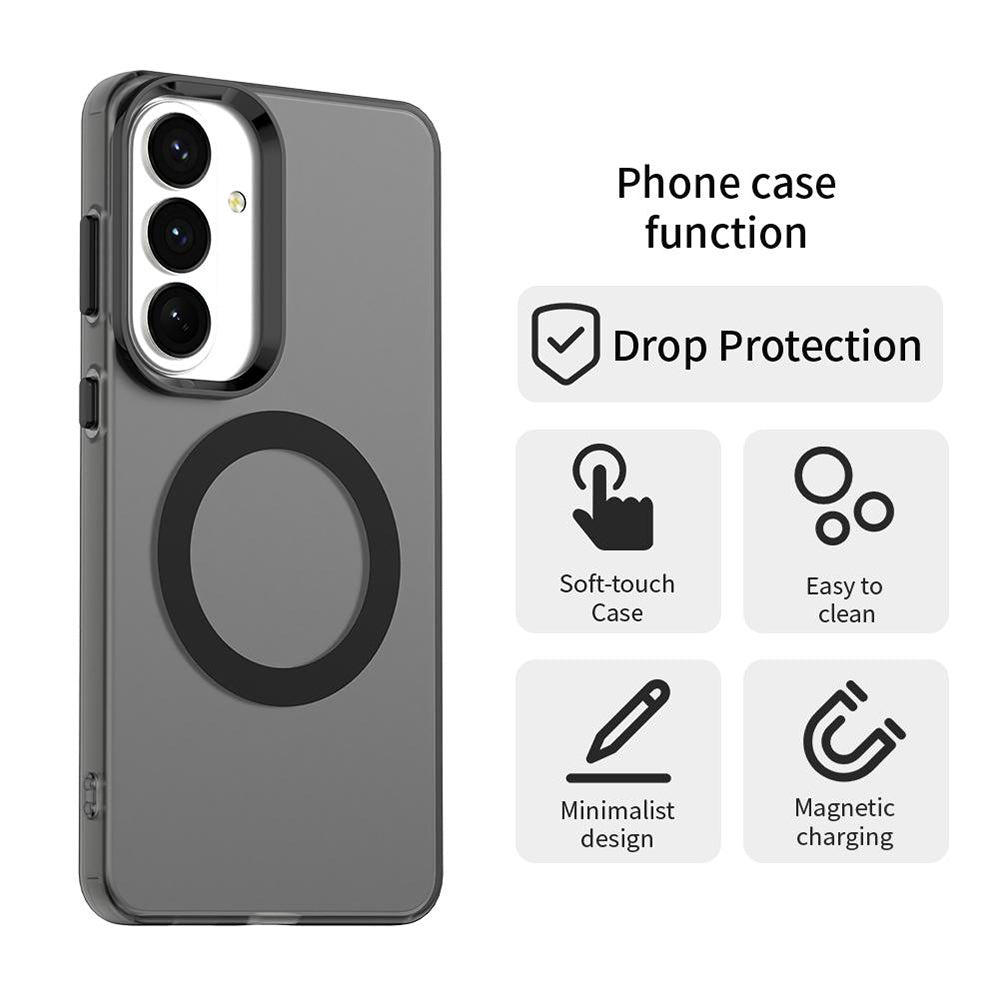 Housse MagSafe pour Samsung Galaxy S26, Techsuit, CandyCase, Noire