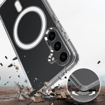 Coque MagSafe pour Samsung Galaxy S26, Techsuit, Pro, Transparente