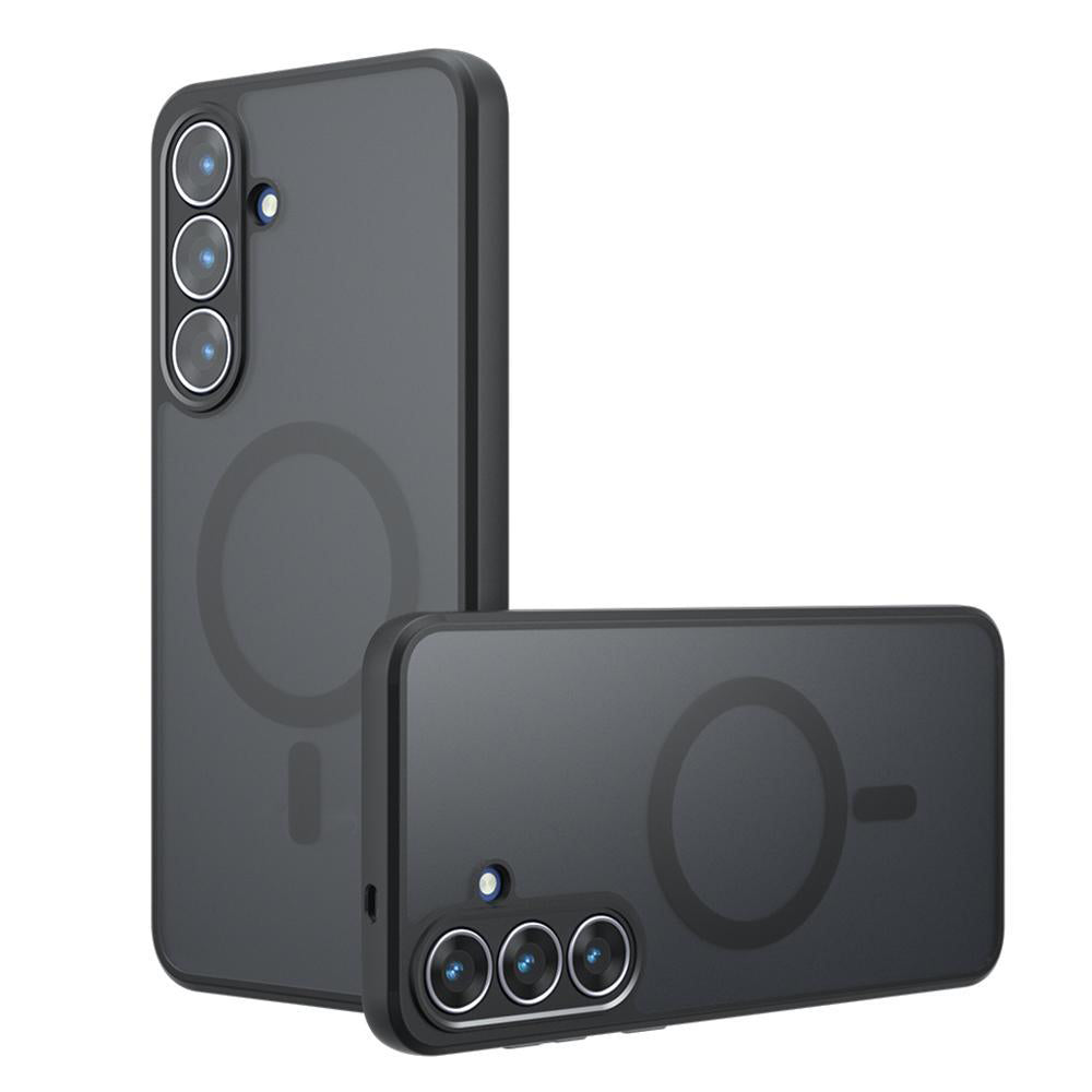 Étui MagSafe pour Samsung Galaxy S26, Techsuit, PureFrost, Noir Satiné