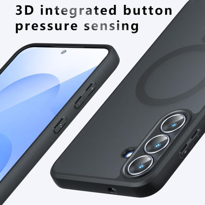 Étui MagSafe pour Samsung Galaxy S26, Techsuit, PureFrost, Noir Satiné